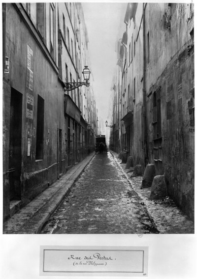 Rue des Vertus, de la rue Phelippeaux, Paris - Charles Marville